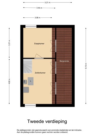 Floorplan - Ennemaborgstraat 9, 1333 VJ Almere